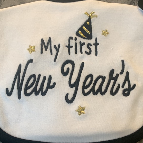 Rashti Baby & Rashti Kids - Baby Starters - My First New Year's Bib - NWT - Picture 4 of 16